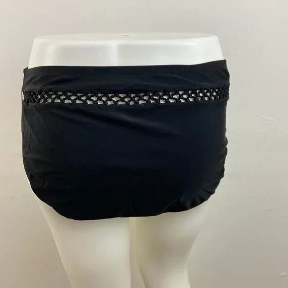 Time and Tru High Waist Leg Black Swimsuit… - Picture 3 of 5